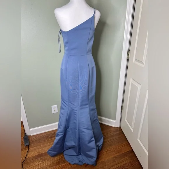 Amsale blue gown
